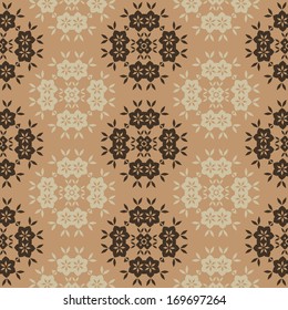 Ornate Background Chocolate Wallpaper Seamless pattern