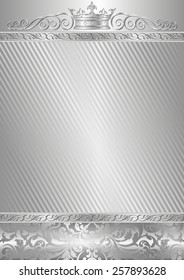 ornate background with crown