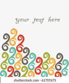 ornate background with space for text