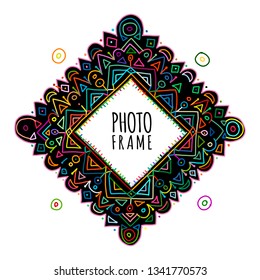 Ornate banner design with place for your text