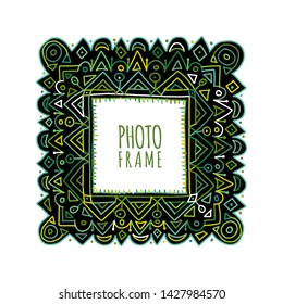 Ornate banner design with place for your text