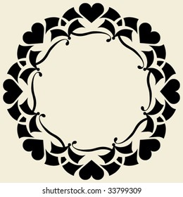 decoración barroca ornamental