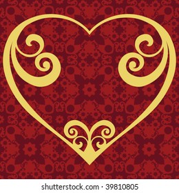 Ornate barocke Dekoration, Vektordesign-Elemente