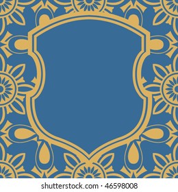 diseño barroco ornamental, ilustración vectorial