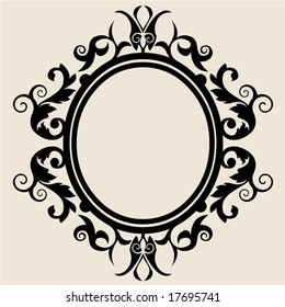 marco barroco ornamental