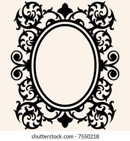 ornate baroque frame