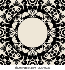 ornate baroque frame design