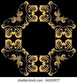 ornate baroque vignette