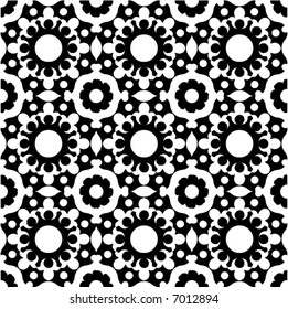 ornate black-and-white pattern