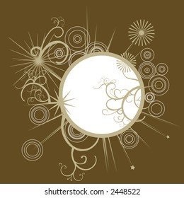 Ornate border design with fancy surround