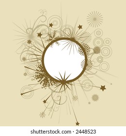 Ornate border design with fancy surround