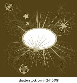 Ornate border design with fancy surround