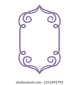 Ornate Border Element Vector Illustration