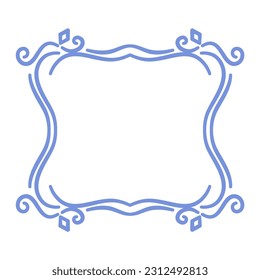 Ornate Border Element Vector Illustration