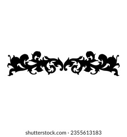 Ornate Borders icon vector. Frame framing illustration sign. vintage pattern symbol or logo.