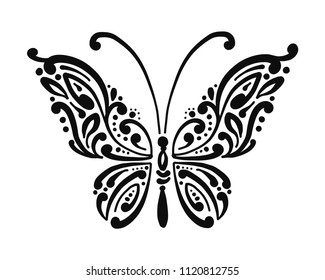 Ornate butterfly for your design