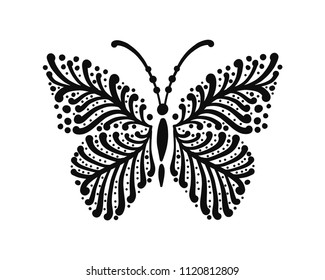 Ornate butterfly for your design