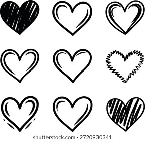 Vector caligráfico adornado del marco del corazón para las ocasiones especiales