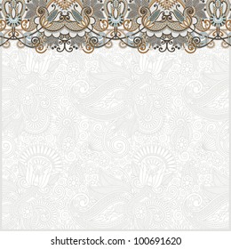 ornate card announcement
