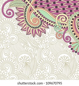 ornate card announcement