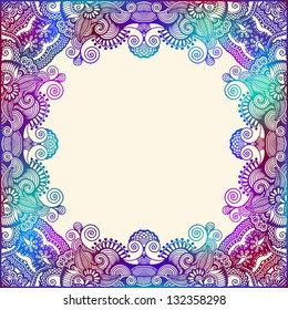 ornate card announcement