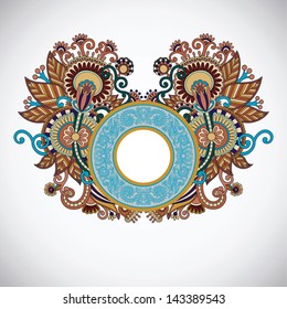 ornate card announcement