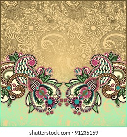 ornate card announcement