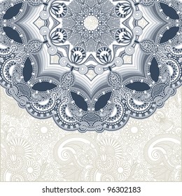 ornate card announcement