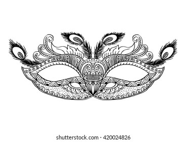 Vector Black White Illustration Design Element Stock Vector (Royalty ...