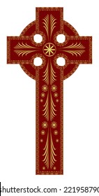 Ornate Christian Cross Vector