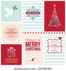 Ornate Christmas cards.