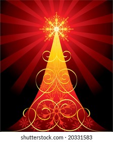 Ornate Christmas tree
