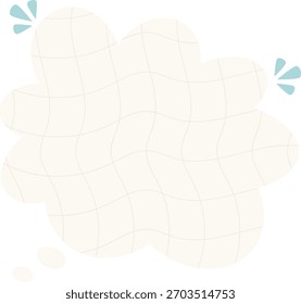 Ornate circular background with diamond texture and border for copy space.