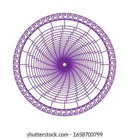 Ornate Circular Mandala Design background