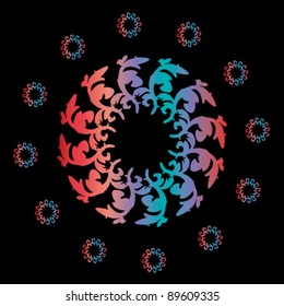 ornate color pattern