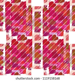 Ornate creative texture in the form of square tiles (vector EPS 10)