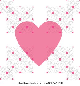 Ornate creative texture in the form of square tiles (vector eps10)