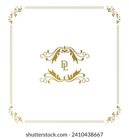 Decoración ordenada, borde de invitación