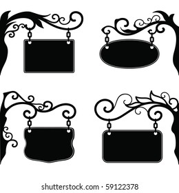 Ornate decorative boards