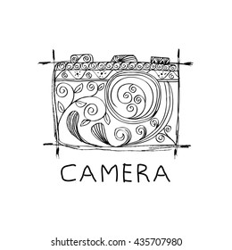 Ornate Decorative Photo Camera 