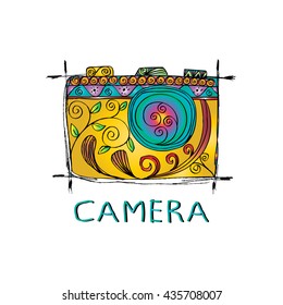 Ornate Decorative Photo Camera 