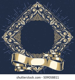 Ornate decorative vintage design