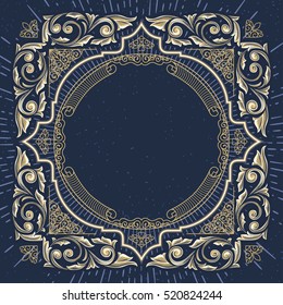 Ornate decorative vintage design
