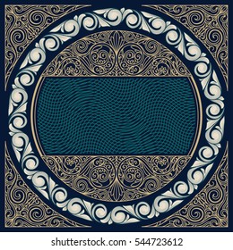 Ornate decorative vintage design