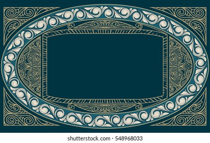 Ornate decorative vintage design