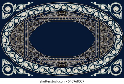 Ornate decorative vintage design