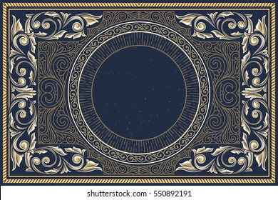 Ornate decorative vintage design