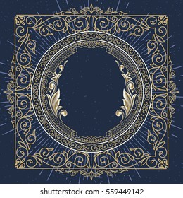 Ornate decorative vintage design