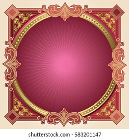 Ornate decorative vintage design