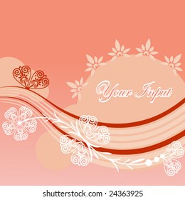 diseño ornamental con espacio de copia